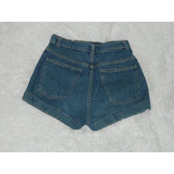 American Apparel Shorts Jean High Rise‎ Medium Wash Denim Shorts Size 27 - Picture 8 of 10